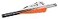 Quikfletch NAP 3 Hellfire Crossbow Fletching 6 Pack Orange