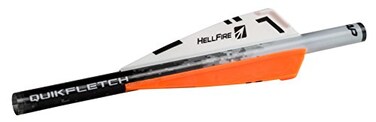 Quikfletch NAP 3 Hellfire Crossbow Fletching 6 Pack Orange