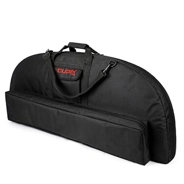 LWANO Compound Bow Case LightWeight Soft Bow Bag with Arrow Pocket and Backpack Straps