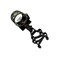 JIANZD Archery 5 Pin Bow Sight with Rheostat Light and Reversible Mount Design 5 Pin SightsShort Pole