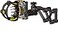 Trophy Ridge React H4 Bow Sight 4 Pin Sight Tool Less Windage and Elevation Adustability 2nd Axis Leveling Adjustable Click Light Black