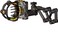 Trophy Ridge React H4 Bow Sight 4 Pin Sight Tool Less Windage and Elevation Adustability 2nd Axis Leveling Adjustable Click Light Black