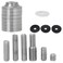 Zerone Bow Stabilizer Weight Kit Aluminum Alloy Archery Stabilizer Weights Vibration Dampener for s Target Practice