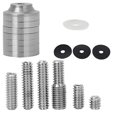 Zerone Bow Stabilizer Weight Kit Aluminum Alloy Archery Stabilizer Weights Vibration Dampener for s Target Practice