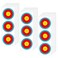 THREE ARCHERS Archery Vertical 30pcs 3 Spot Targets Recurve Bow Targets World Cup Archery Targets