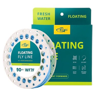 SF Fly Fishing Line with Welded Loop Weight Forward Floating Fly Line WF7F 90FT