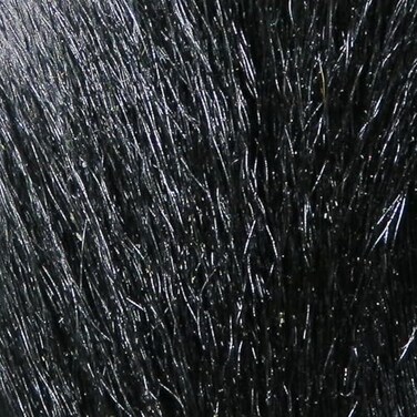 Hareline Fly Tying Large Northern Bucktail Black