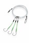 End Game Deep Drop Fishing Rig 3 Hook Glow in the Dark Sleeves NOAA Compliant Circle Hooks Tilefish Grouper Snapper Rig 100 3 Hook