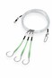 End Game Deep Drop Fishing Rig 3 Hook Glow in the Dark Sleeves NOAA Compliant Circle Hooks Tilefish Grouper Snapper Rig 100 3 Hook