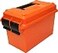 MTM AC50C Ammo Storage Can 50 Caliber Field Boxes Lockable Storage Box with Handle Water and Dust Resistant Secures Hunting Gear Supplies and Bullets Stackable USA Made Orange