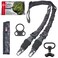 UnderAlert 2 Point Rifle Sling with Soft Shoulder Pad Builtin Hooks and Swivels Adjustable Length Gun Sling Versatile Rifle Strap Two Point Gun Strap with Gift Box Camo Black