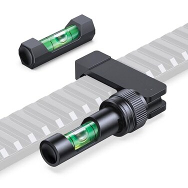EZshoot Scope Leveling Kit with a Magnetic Scope Level Precision Calibration Foldable Scope Level AntiCant Bubble Level for Outdoor Activities