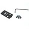 DPP Titanium Optic AdapterMount Plate Compatible with MP Shield Plus Holosun 407K507KEPSEPS Carry