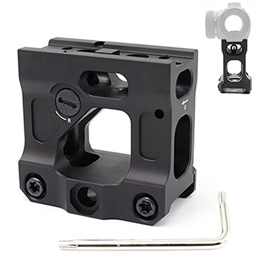 LThyzszb Red Dot Riser Mount 2 Height for T12 H1 H2 Optic Sight Scope Riser Mount Black