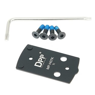 DPP Titanium Optic AdapterMount Plate Compatible with MP Shield Plus Holosun 407K507KEPSEPS Carry