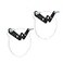 Highwild AR500 Steel Gong Target Conversion Adapter 2 Pack