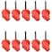 lasenersm 10 Pieces Target Nail Target Face Pin Archery Paper Target Face Pins Archery Hunting Nails Shooting Target Pin Fixed for Target PapersRed 66 cm