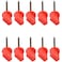 lasenersm 10 Pieces Target Nail Target Face Pin Archery Paper Target Face Pins Archery Hunting Nails Shooting Target Pin Fixed for Target PapersRed 66 cm