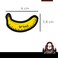 Saspatch PVC Morale Patch Banana for Scale Tactical Patch Funny Meme Gear Accessory with Hook and Loop Backing
