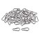 CNBTR Spring Snap Hook M4 40mm 304 Quick Link Ring Stainless Steel Multifunctional Pack of 50