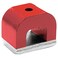 Master Magnetics 118 in Alnico Horseshoe Magnet 13 lb Pull 55 MGOe Red 1 pc