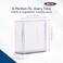 BCW Hockey Puck Display Case Crystal Clear Stackable Puck Holder with 2Piece Snap Design Regulation Hockey Puck Case Display 2 ct