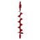 EARTHQUAKE Earthquake EA6F 6Inch Diameter 36Inch Long Earth Auger with Fishtail Point and Flex Coil Shock Spring