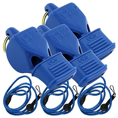 Fox 40 Classic CMG wBreakaway Lanyard 3 Pack Blue