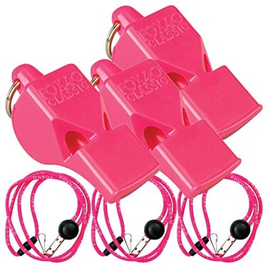 Fox 40 Classic wBreakaway Lanyard 3 Pack Pink