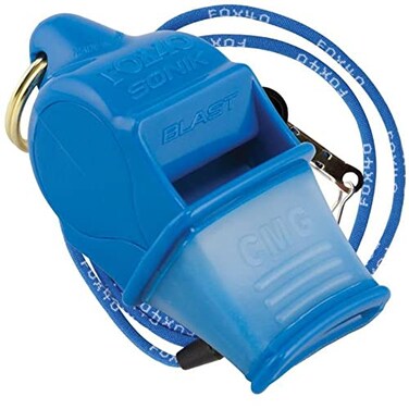 Fox 40 Sonik Blast CMG with Break Away Lanyard Blue