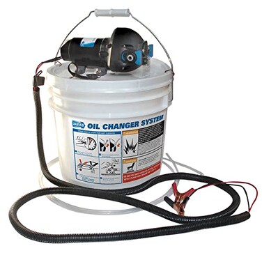 Jabsco 178501012 DIY Engine Oil Change System 35 Gallon Capacity 12 Volt Black