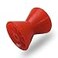 COLOFULWAY 4 Boat Trailer Roller Poly Bow Roller with Spoke fits 12 Shaft PolyurethaneRed