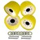 UANOFCN 4 Pcs 5 X 3 Boat Trailer Wobble Rollers Polyurethane Mounting Hole Diameter 45