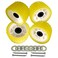 UANOFCN 4 Pcs 5 X 3 Boat Trailer Wobble Rollers Polyurethane Mounting Hole Diameter 45