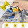 COLOFULWAY 3 Boat Trailer Roller Assembly with Spoke fits 12 Shaft Bow Roller fits 3 inch Wide Bracket
