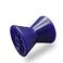 COLOFULWAY 4 Boat Trailer Roller Poly Bow Roller with Spoke fits 12 Shaft Solid PolyurethaneBlue