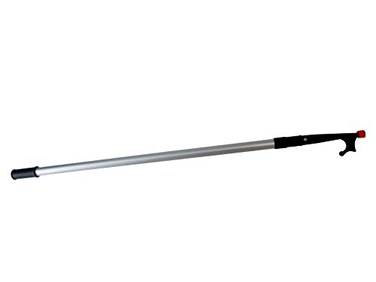Pactrade Marine Anodized Aluminum Telescopic Kayak Boat Hook Dock Docking Extend Sections Adjustable Extendable Length Plastic PC Red Tip NonSlip Black Locking Vinyl Mechanism Ring Handles 50124