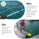 SANLIKE Telescopic Boat Hook FloatingDurableRustResistant with Luminous BeadBlue Push Pole for Docking Extends from 258Ft to 666Ft