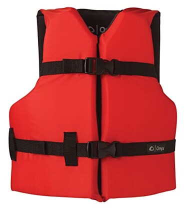 Onyx General Purpose Life Jacket Youth Red