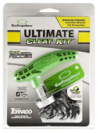 PrideSports Softspikes Ultimate Cleat Kit Tornado Fast Twist 30 BlackSilver Large