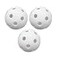 Champion Sports Plastic Golf Practice Balls 12 Pack White Durable Hollow Design Lightweight LimitedFlight Training Balls