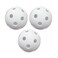 Champion Sports Plastic Golf Practice Balls 12 Pack White Durable Hollow Design Lightweight LimitedFlight Training Balls