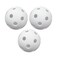 Champion Sports Plastic Golf Practice Balls 12 Pack White Durable Hollow Design Lightweight LimitedFlight Training Balls