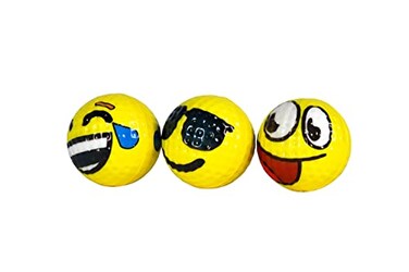 Izzo Golf Emoji Practice Golf Balls 12 Pack Foam Practice Golf Balls Training aid