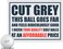 Cut Golf Cut Grey Golf Balls White