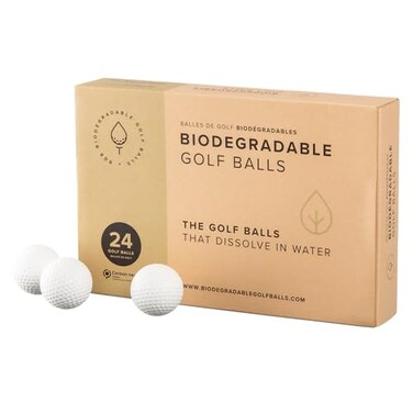 Biodegradable Golf Balls BGB Water Dissolvable Eco Friendly Golf Gift Water Soluble Perfect for Outdoor Practice Dissolves in 24 Weeks 24