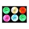 Night Eagle CV LED Golf Balls Light Activated No Timer 6 Pack Assorted