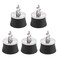 FASTROHY 5 Pcs Golf Ball Pick Up Retriever Sucker Tool Suction Cup for Putter Grip Golf Training Aids Black