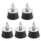 FASTROHY 5 Pcs Golf Ball Pick Up Retriever Sucker Tool Suction Cup for Putter Grip Golf Training Aids Black