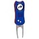 Team Golf NFL Buffalo Bills Retractable Divot Tool Switchblade Divot Tool with DoubleSided Magnetic Ball Marker Features Patented Single Prong Design Causes Less Damage to Greens Switchblade